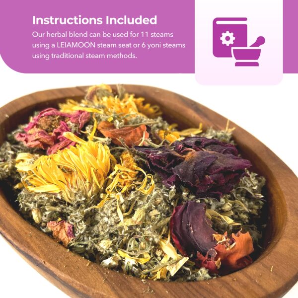 Hierbas para vapor yoni para cuidado femenino Leiamoon