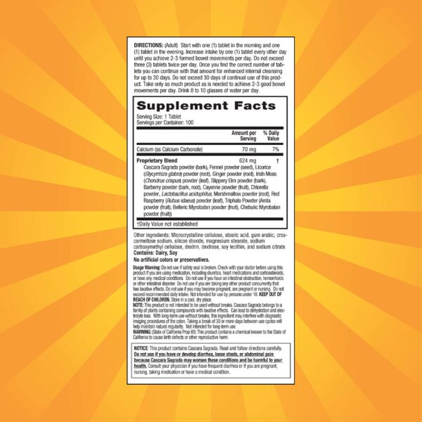 Paquete de 3 frascos Nature's Secret Super Cleanse para limpieza intestinal