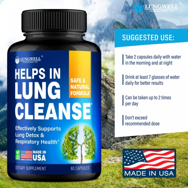 Lungwell suplemento natural hecho en USA para dejar de fumar