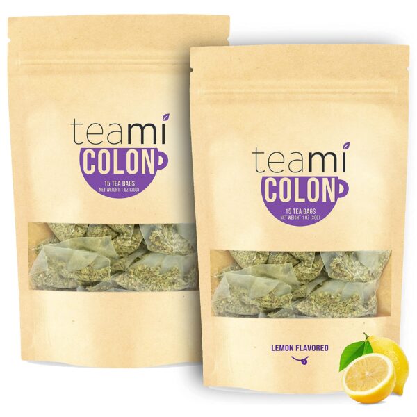 Té detox colon Teami sabor limón paquete 30 días