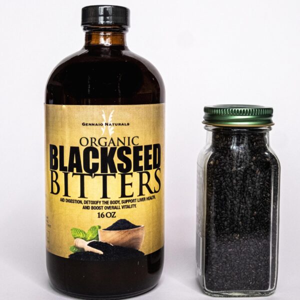Black Seed Bitters Gennaio Naturals Brown Color Packaging