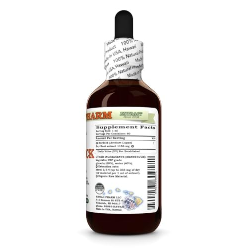 Producto natural extracto bardana Hawaii Pharm