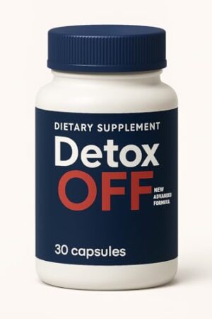 Detox Off suplemento herbario natural 30 cápsulas tratamiento 1 mes