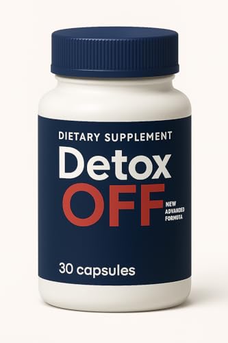 Detox Off suplemento herbario natural 30 cápsulas tratamiento 1 mes
