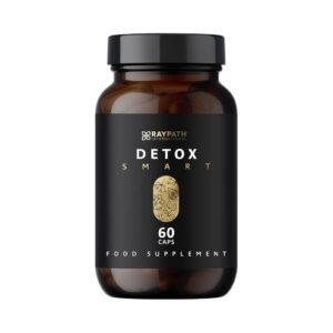 Detox Smart cápsulas limpieza natural botella negra y marrón