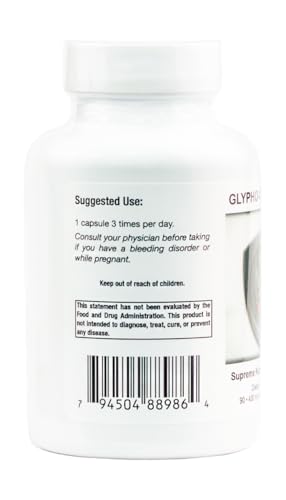 Etiqueta frontal Glypho-X Supreme 90 cápsulas vegetales