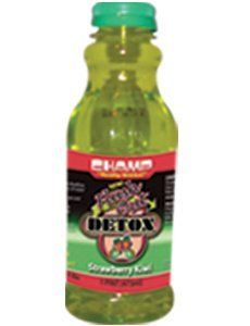Botella de bebida detox Champ Flush Out sabor kiwi y fresa