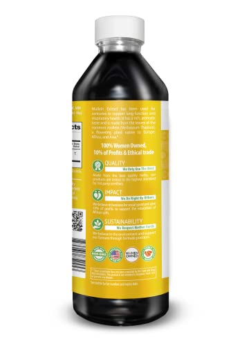 Botella extracto líquido de hoja de gordolobo para pulmones