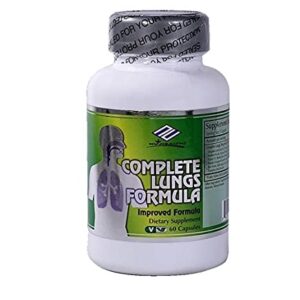 Fórmula Completa para Pulmones Nu-Health frasco frontal 60 cápsulas