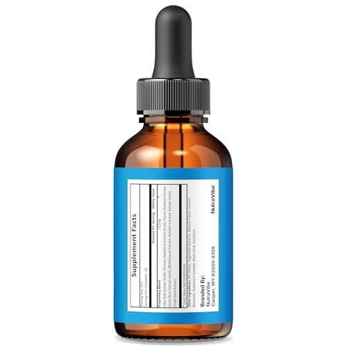 Frasco con gotero de Tinnitrol apoyo para bienestar de oído