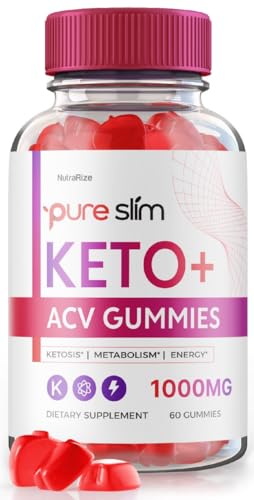 NutraRize Pure Slim Keto ACV gomitas 60 unidades sabor manzana