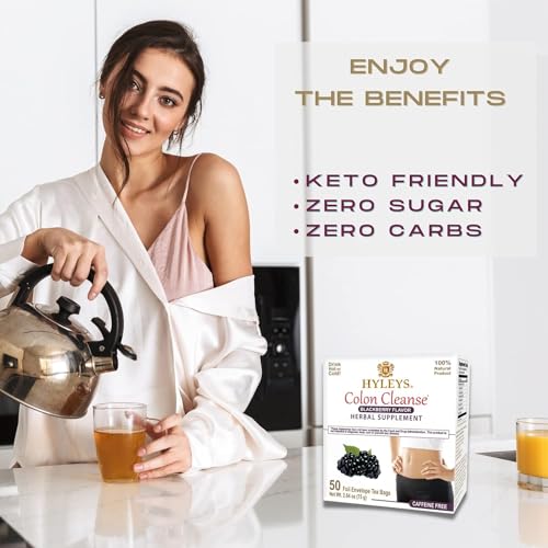 Calidad té colon Hyleys sabor zarzamora 300 bolsas