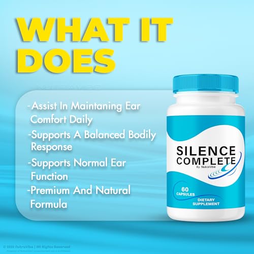 Paquete de 60 cápsulas Silence Complete para oídos