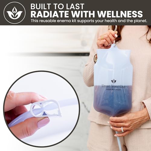 Componentes del kit de enema y café orgánico Trust Your Gut