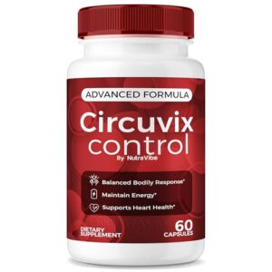 Version 1.0.0 Frasco de cápsulas Circuvix Control para circulación y fluidez natural