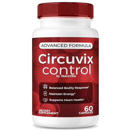 Frasco de cápsulas Circuvix Control para circulación y fluidez natural