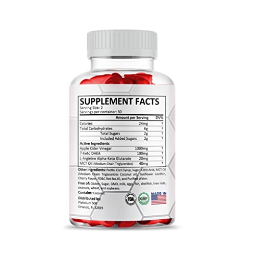 Gomitas Gold Nutra Simpli Health keto ACV para hombres y mujeres