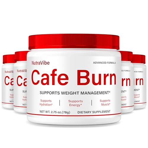 Paquete de 5 polvo Cafe Burn para energía y fitness