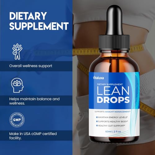 Suplemento líquido LeanDrops para metas saludables fitness