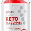 Gomitas FitLife Keto ACV paquete frente vistas