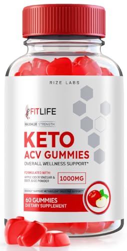 Gomitas FitLife Keto ACV paquete frente vistas