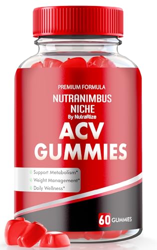 Frasco gomitas Nutranimbus Niche ACV 60 conteo