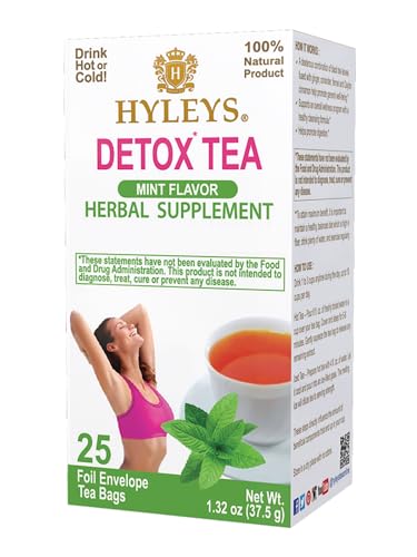 Ingredientes naturales para té detox Hyleys: jengibre, hinojo y menta