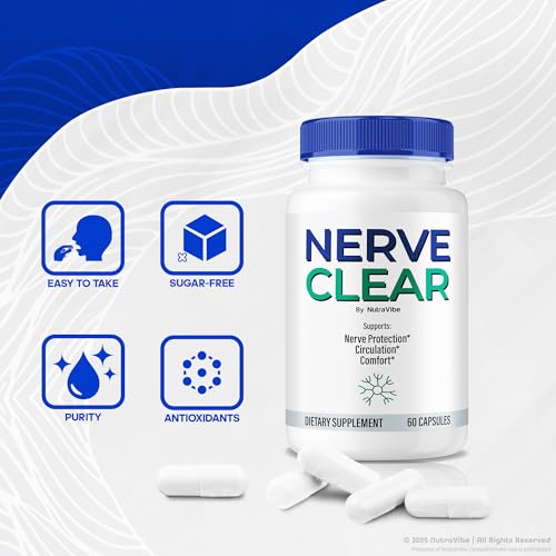 Nerve Clear bottle with 180 capsules