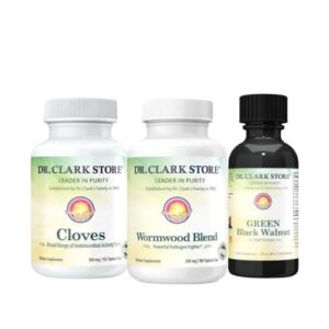 Kit limpieza intestinal Dr Clark Store cápsulas vegetales