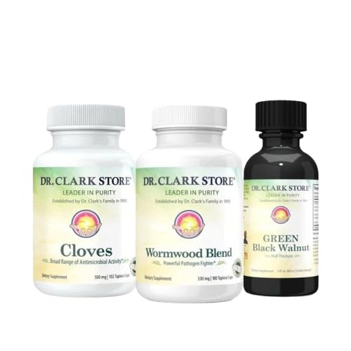 Kit limpieza intestinal Dr Clark Store cápsulas vegetales