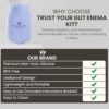 Kit enema Trust Your Gut para limpieza hígado y colon