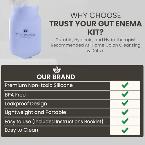 Kit enema Trust Your Gut para limpieza hígado y colon