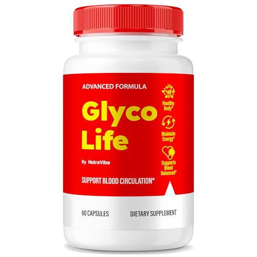 Frasco de cápsulas Glyco Life optimizador de sangre