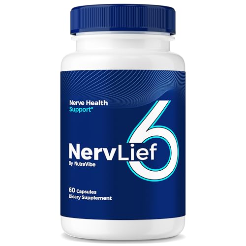 Botella de NervLief 6 suplemento para salud nerviosa y movilidad