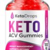 Frasco de gomitas Keto Drops ACV para control de peso