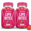 Paquete de 2 gomas Lipo Bites vinagre sidra manzana 1000mg