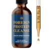 Frasco ámbar con gotero de Foreign Protein Cleanse