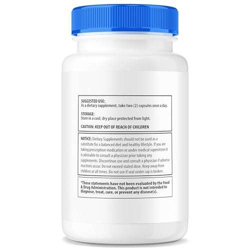 Detalle frontal del frasco de cápsulas Gluco Peace balance