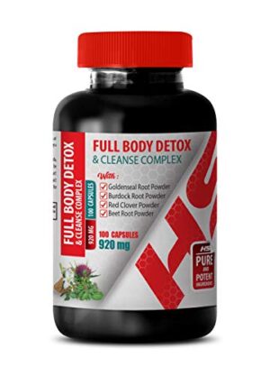 Botella de Body Detox Natural con complejo desintoxicante y limpieza corporal