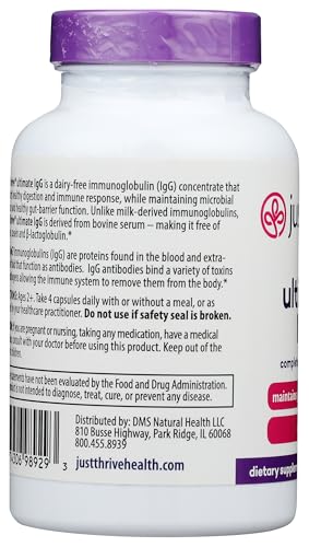 Detalles de suplemento Ultimate IgG Just Thrive