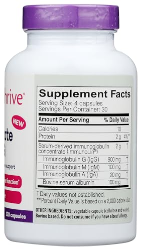 Just Thrive suplemento inmunológico con inmunoglobulinas