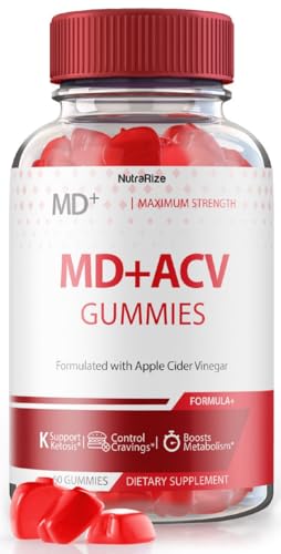 Frasco Gomitas NutraRize MD + ACV para pérdida peso