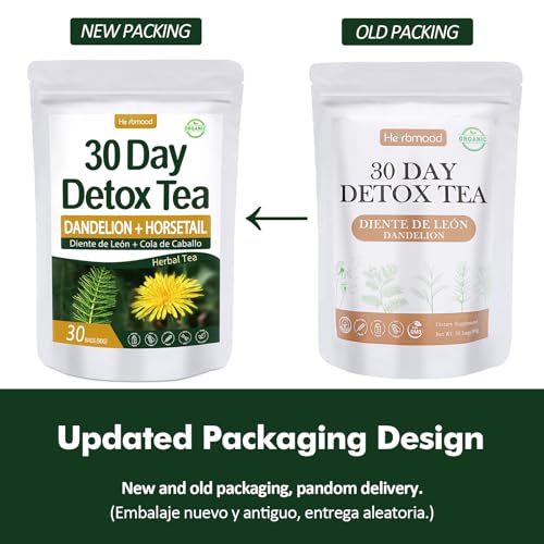 Té detox natural triplemente concentrado para 30 días