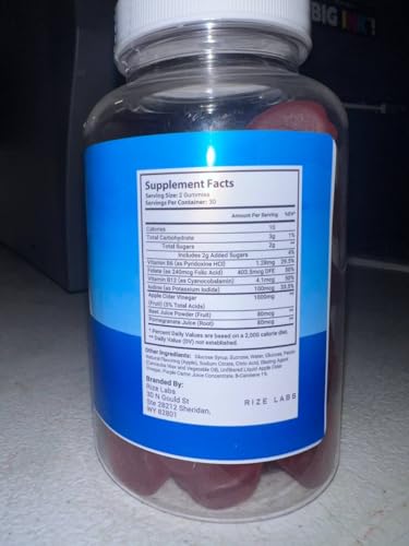 Etiqueta frontal BlueBurn Keto gomitas fuerza máxima