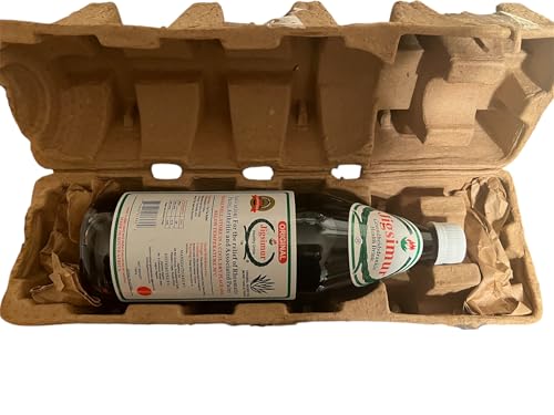 Botella de bebida herbal Jigismur con aloe ferox natural