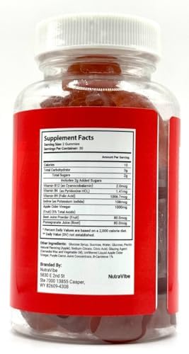 Gomitas NutraRize NGN Keto con vinagre de sidra de manzana 1000mg