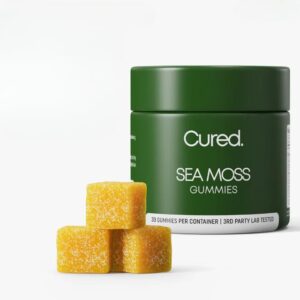 Frasco gomitas Cured Sea Moss 30 unidades