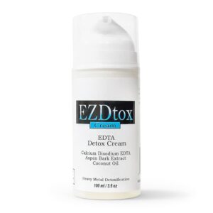 Crema EZDtox detox metales pesados EDTA tubo 3.5 oz