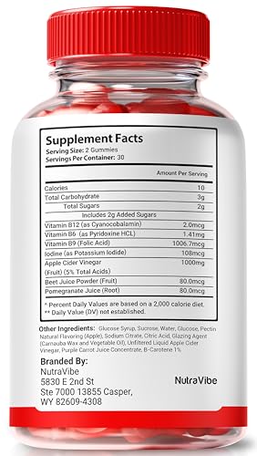 Gomita sabor vinagre de manzana KetoPhoria