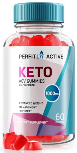 Version 1.0.0 NutraRize Perfitly Active Keto ACV gomitas botella frontal